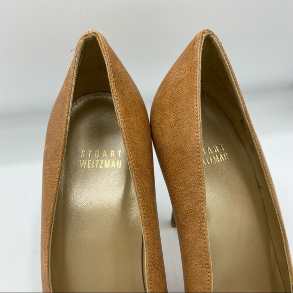Stuart Weitzman Leather Platform Heels - Picture 8 of 8
